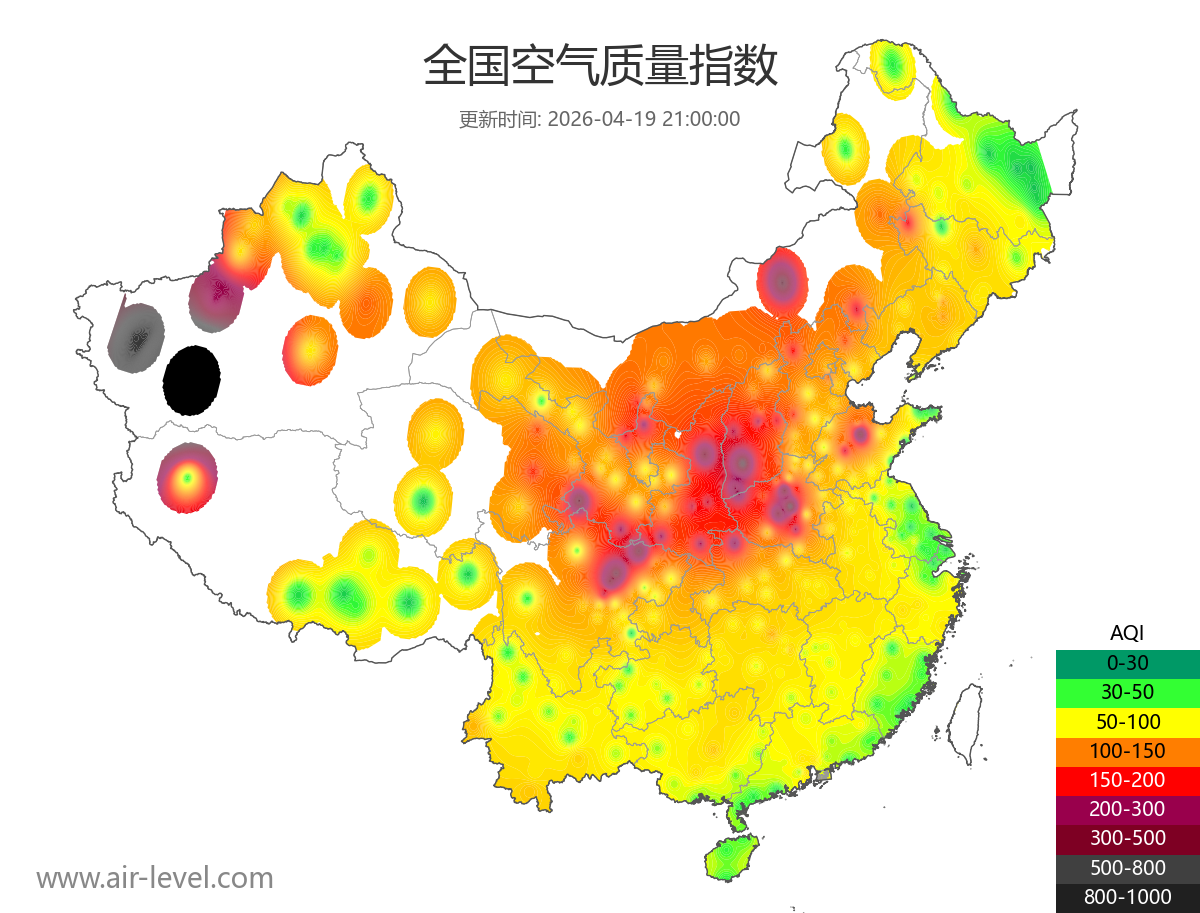 空气质量地图
